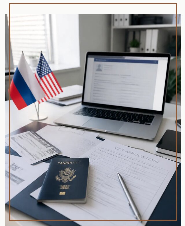 Оформление визы в США для туристов и бизнеса в Троицке