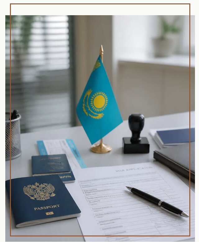 Оформление визы в Казахстан для поездки и работы в Троицке